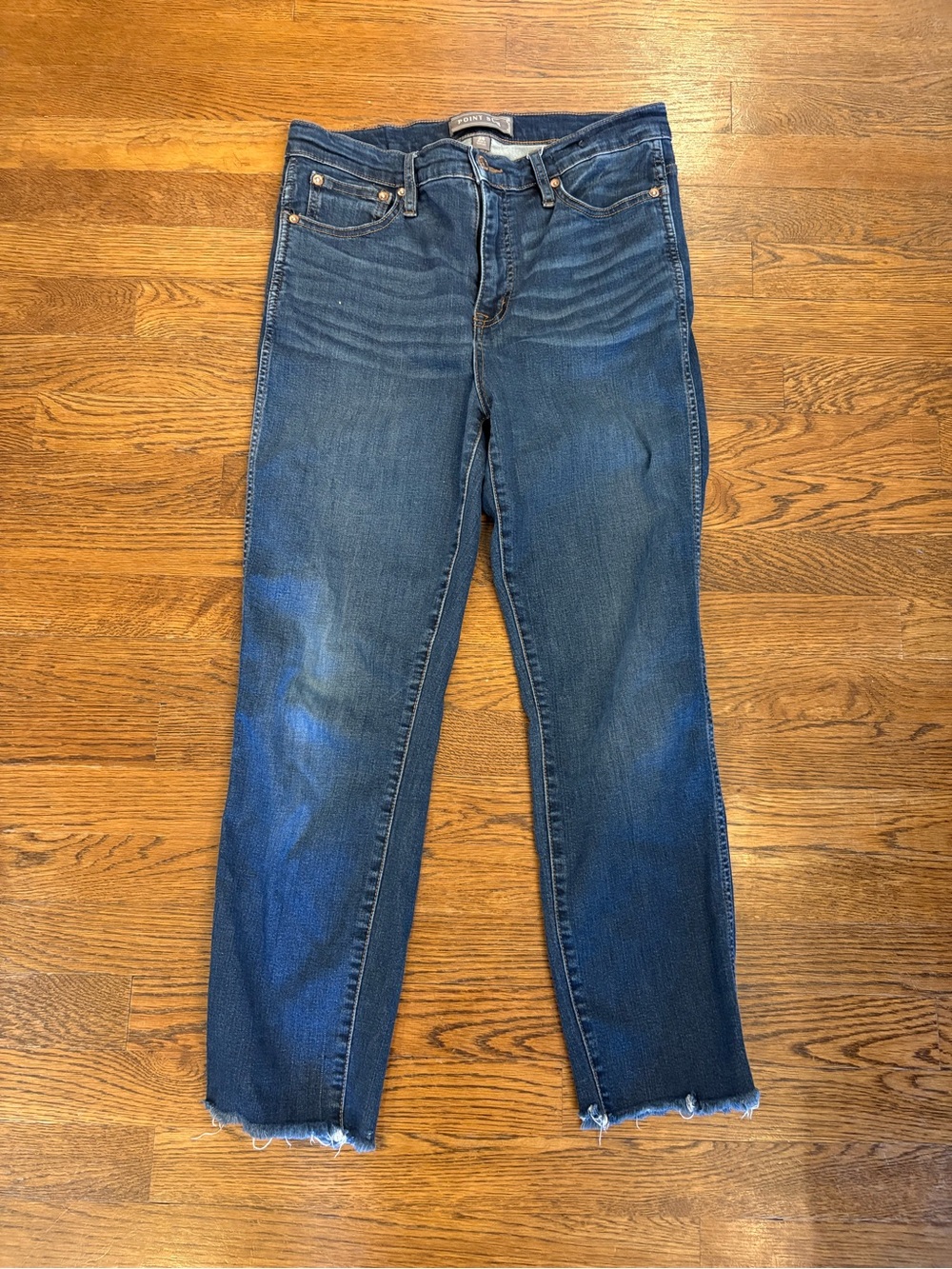 Classic High-Rise Straight Leg Women’s Jeans - Blue - point Sur 29